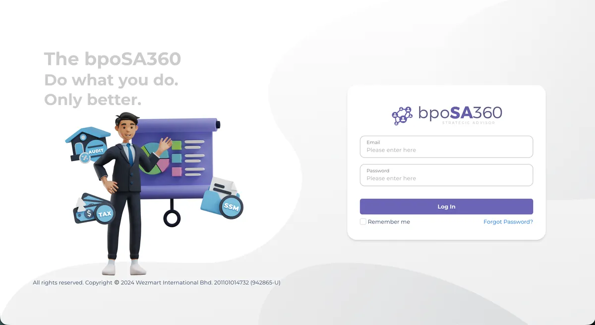 BPOSA360 business process management application